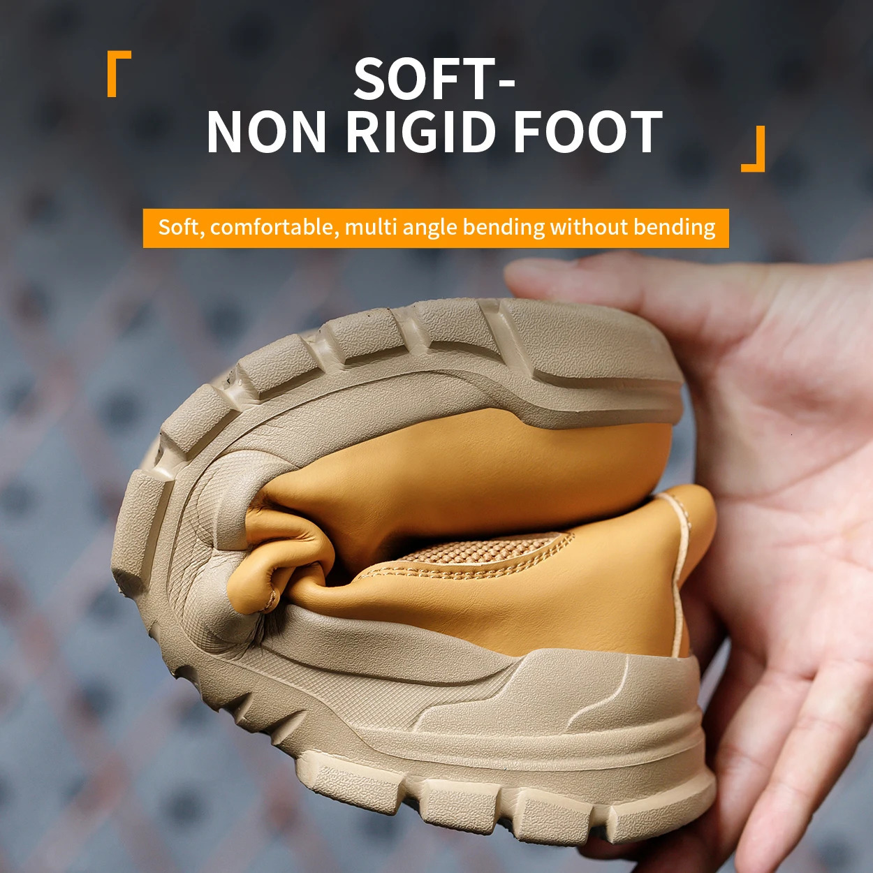 Waterproof Mens Safety Work Boots Steel Toe Shoes Anti Impact And Anti-Puncture Outdoor Adventure Hiking 241213