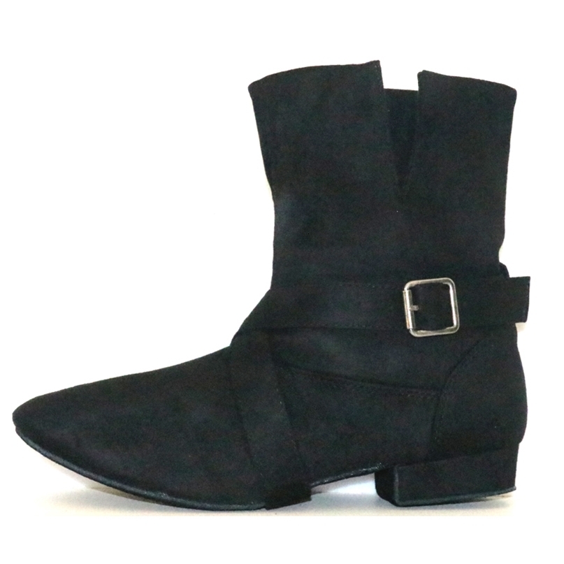Suede Sole Boot Step Womens Latin Dance Boots Salsa Shoe Long Warm Up Line Shoes West Swing Dance Boots 241213
