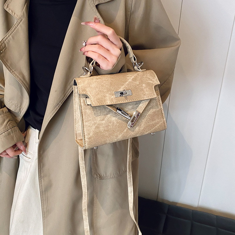 Designer Handbags For Women Kelly Style, Crossbody & Handheld, Grey, Black, Khaki, Brown, Blue - Western Look New Free Delivery Designer Bag