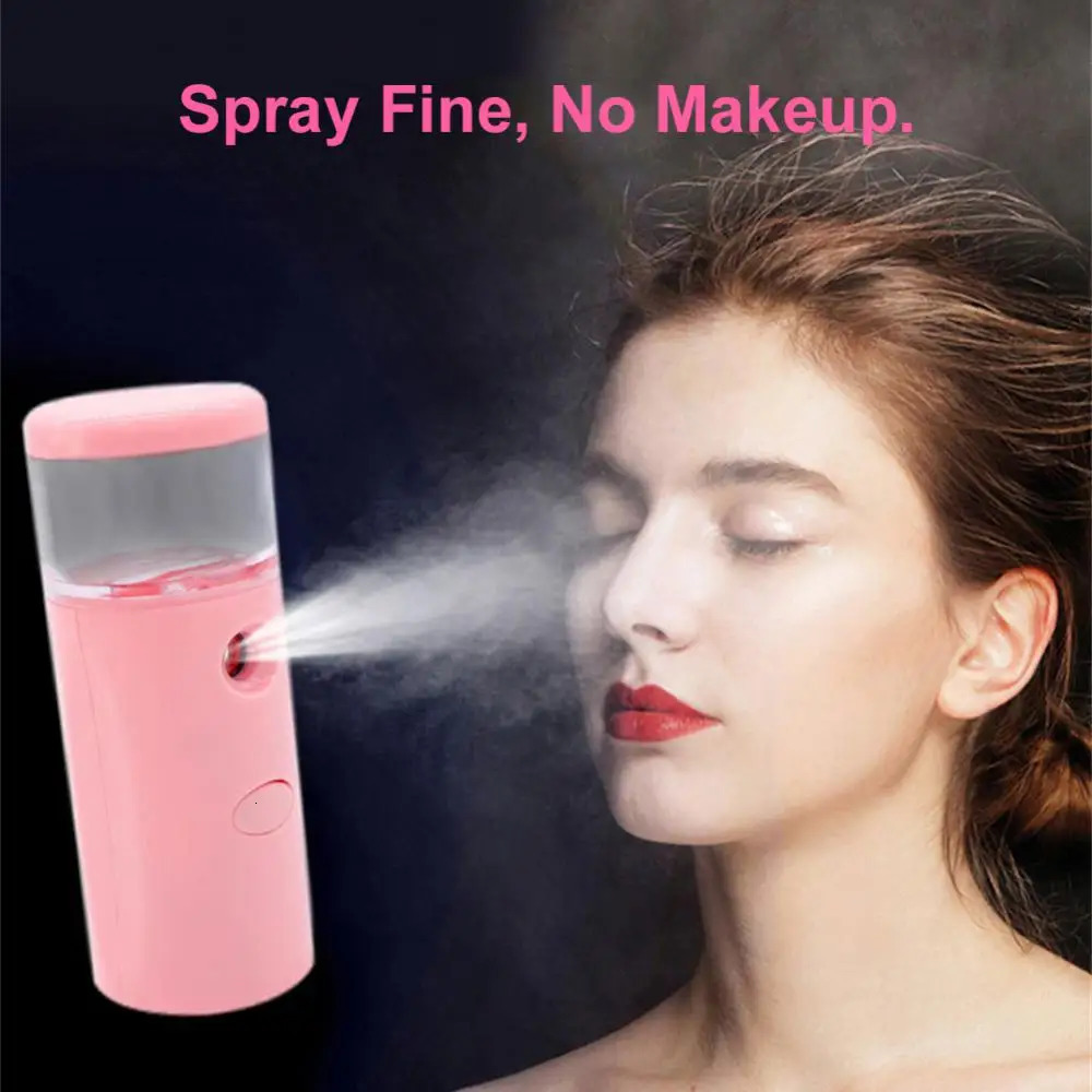Nano Spray Facial Steamer Mini Handheld Portable Mist Sprayer Water Replenishment Instrument Hydration Humidifier Skin Care Tool 241213