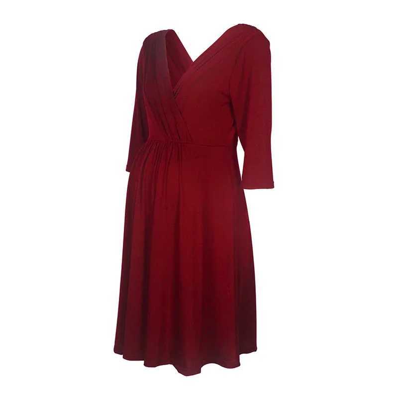 Pregnants Summer Breastfeeding Clothes Nursing Materni for Pregnant Women Fashion Dresses Pregnancy DressXJ241213