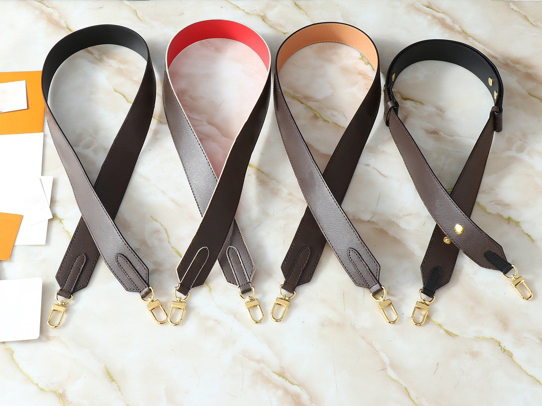 Top Designer Adjustable Leather Shoulder Strap Bandouliere For Crossbody Handbag Messenger Purse Shoulder Bag Replacement