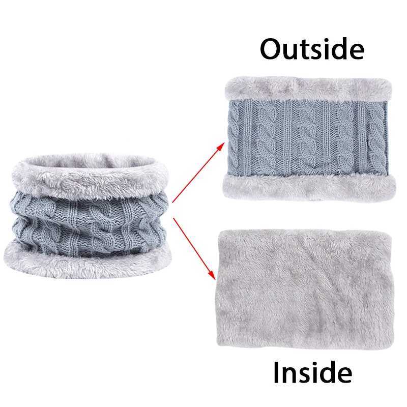 Autumn Winter Baby Knitted Hat Scarf Gloves Set 3PCS Cute Pompom Toddler Infant Bonnet Outdoor Warm Kids Accessories 1-5 Years W241213