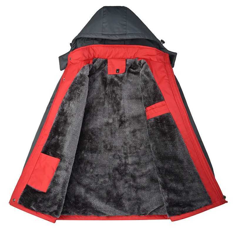 Winter mens casual cotton jacket popular trend loose size jacket mens warm cotton jacket thick assault jacket W241213