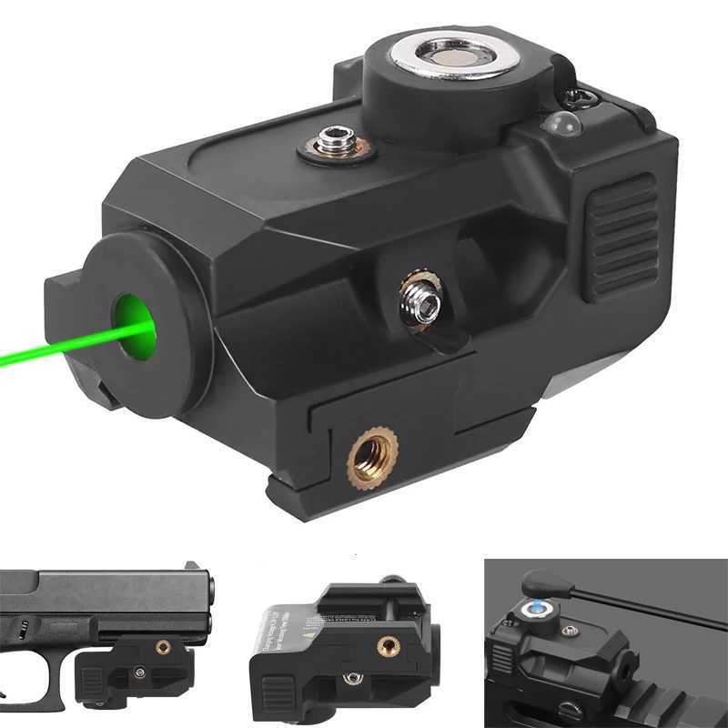 Mini Compact Laser Sight for Pistol Airsoft Rif Sights 20mm Rail Red/Green Dot Laser Pointer Hunting Shooting AccoriesXJ241214