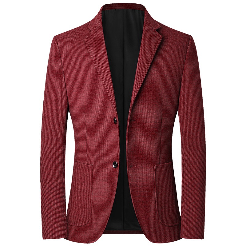 L1214Spring and autumn new middle-aged men's suits casual dad wear single suit jacket