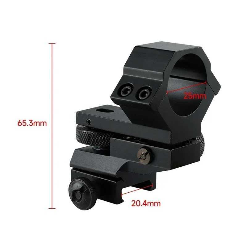 Ring Low Profi 25.4mm Doub Nails Adjustab Windage Evation Rif Scope Mount Laser Sight Flashlight Clamps Hunting HolderXJ241214