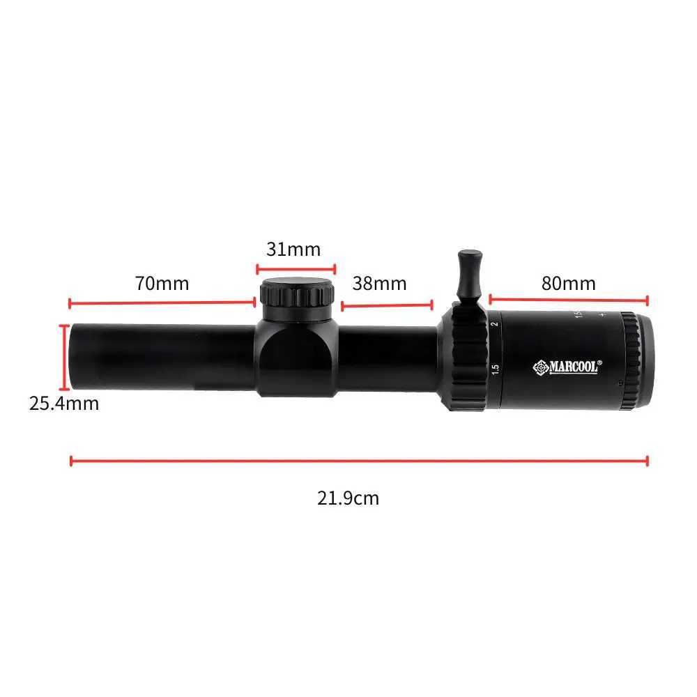 Marcool ALT 1.5-5x20 SFP Tactical Rif Scope Optic Sight No Illuminated Hunting Scopes Rifscope Sniper Airsoft Scope SightXJ241214