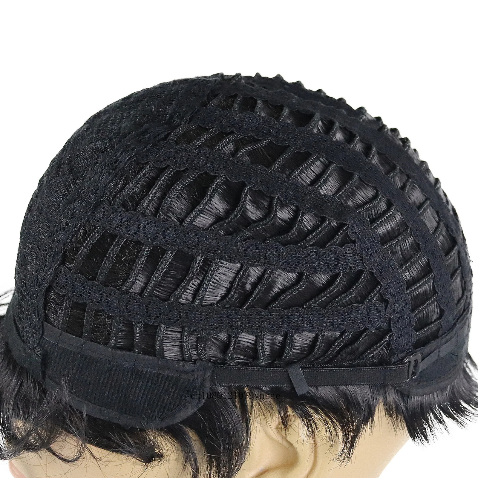 Short Black Wig Male Synthetic Natural Soft Wig with Bangs Businessman Brown Mens Wig Cosplay Daddy Daily Hair Replacement Wigs 241213