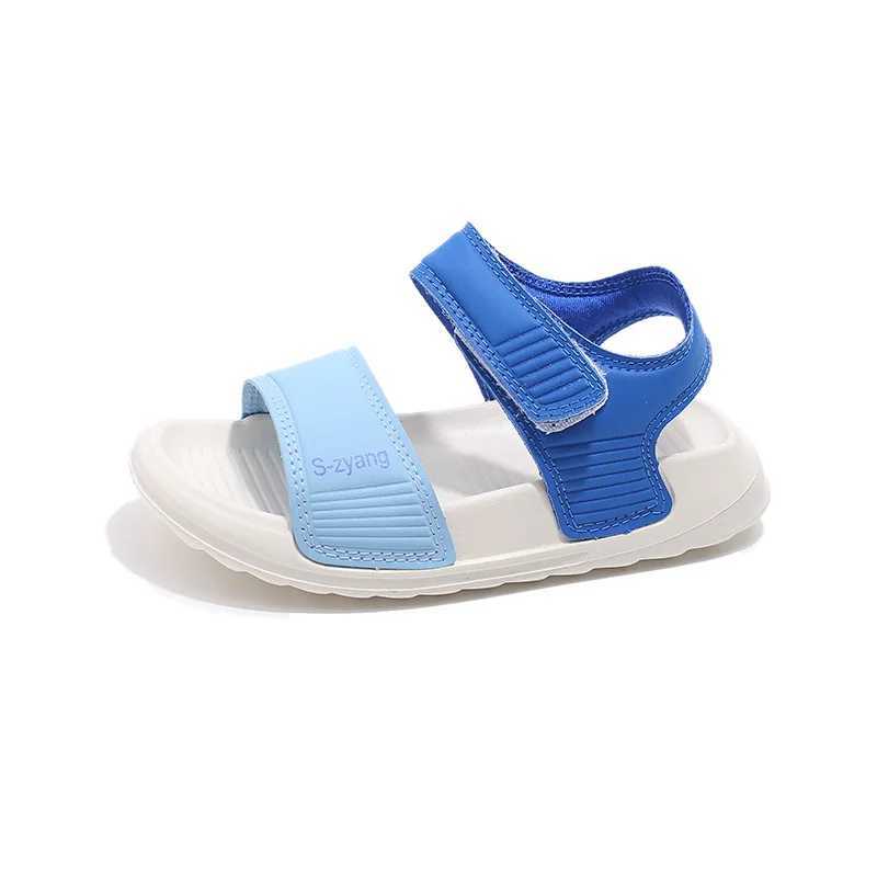 Sandals Summer Platform Sandals for Boys Childrens Open Toe Baby Boy Shoes New Sports Kids Soft Bottom Boy Beach Shoes Flat Heel H04253 H241213
