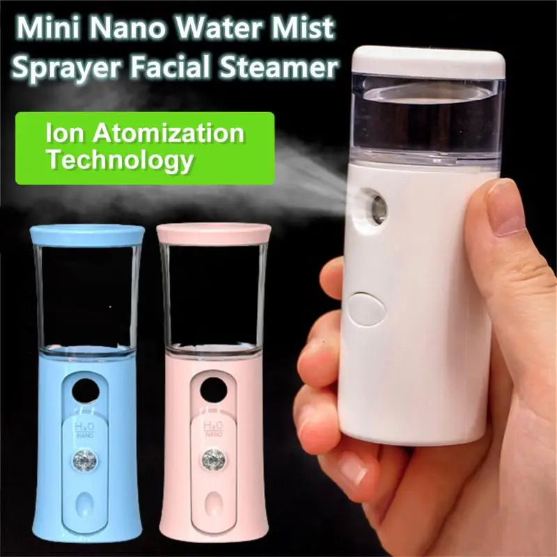 Nano Spray Facial Steamer Mini Handheld Portable Mist Sprayer Water Replenishment Instrument Hydration Humidifier Skin Care Tool 241213