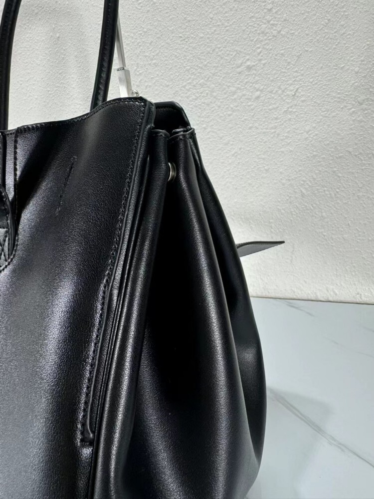New Fashion Women Large Capacity Totes Handbag Black Motorcycle Shoulder Designer Hasp Ladies Cow Split Leather Bag Satchels