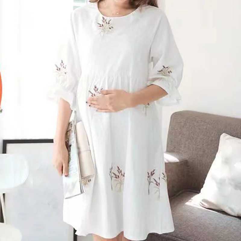 New Summer Pregnant Womens DressXJ241213