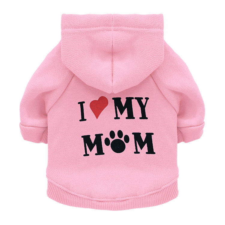 Warm & Stylish Dog Hoodie with Pockets - High-Quality Soft Fleece Sweater for Puppies to Medium Dogs