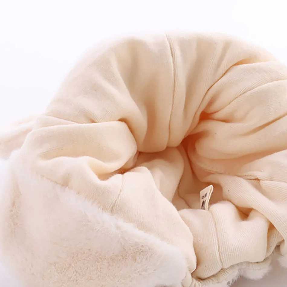 5-24 Months Cozy Plush Bear Infant Winter Hat for Baby Boy Girl with Ear Flaps Cute and Warm Toddler Beanie Cap for Little Ones W241213