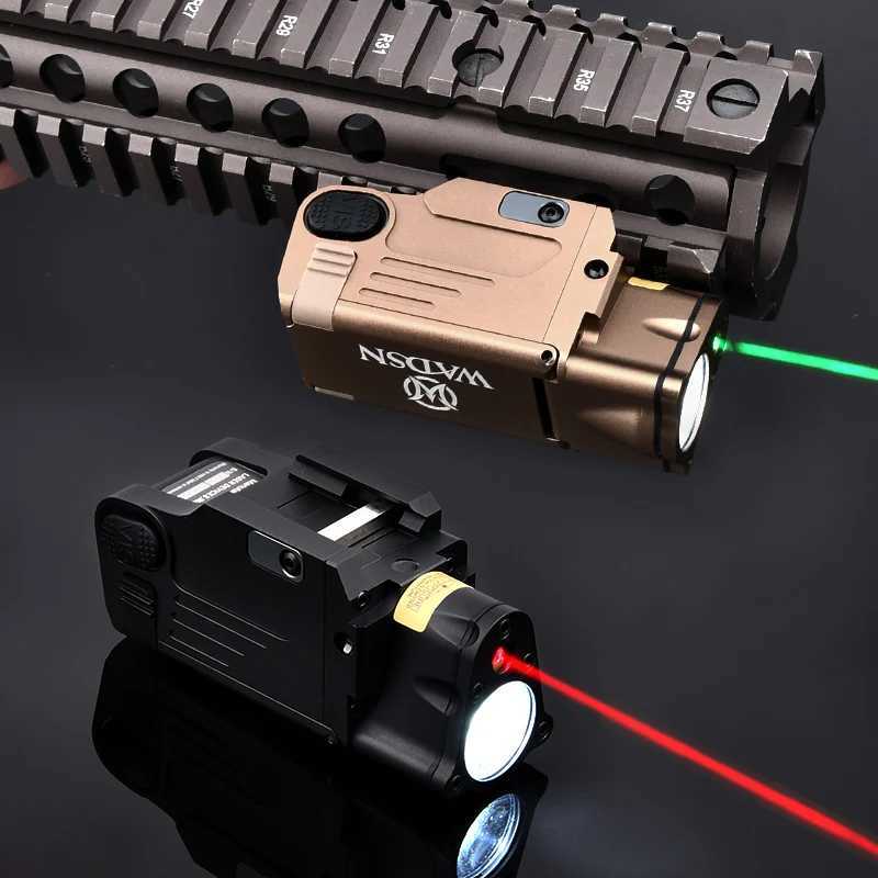 WADSN Tactical SBAL PL Red Green Dot LaserSight Strobe Flashlight Pistol Hanging Scout D Lamp Airsoft Hunting Weapon LightXJ241214