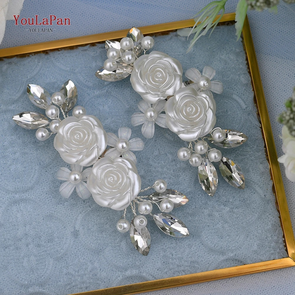 YouLaPan Wedding Water Diamond Shoe Buckle Various Handmade Crystal High Heels Shoe Clips Womens Banquet Shoe Accessories 241213