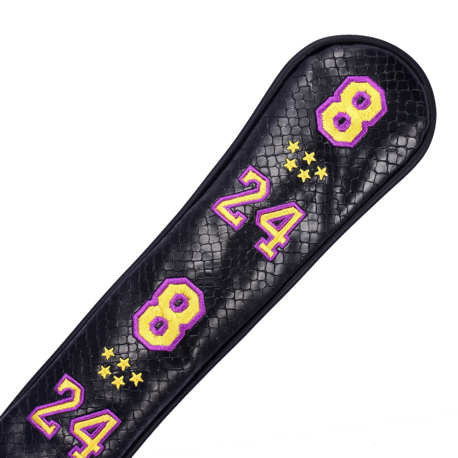 Golf Alignment Stick Cover PU Leather Hold 2 Sticks Headcover Golfer Men 241213