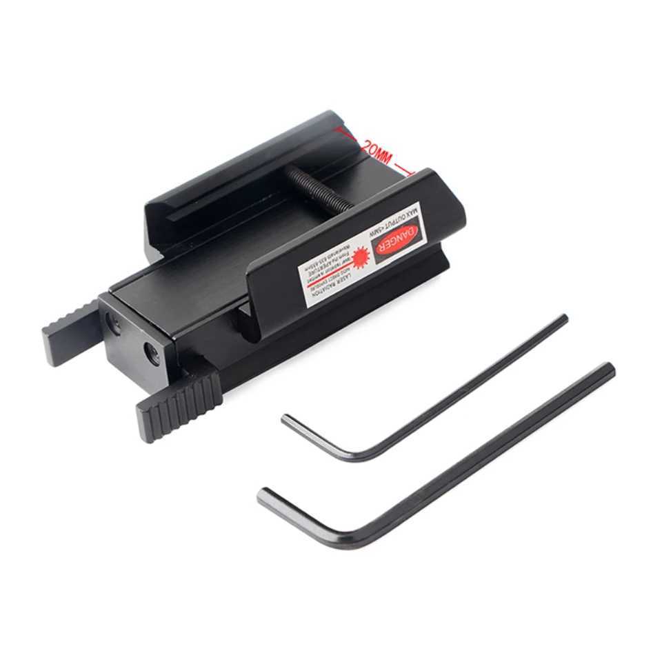 Red Dot Laser Sight Tactical 20mm Standard Picatinny Weaver Rail ic Black Sty For Pistol Handgun Gun RifXJ241214