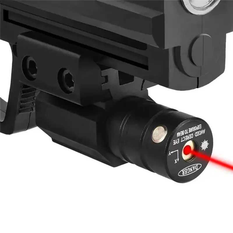 Adjustab Picatinny Rail Mount Rif Pistol Airsoft Laser With Batteries Lasers Red Green Dot Laser Sight Scope 11mm 20mmXJ241214