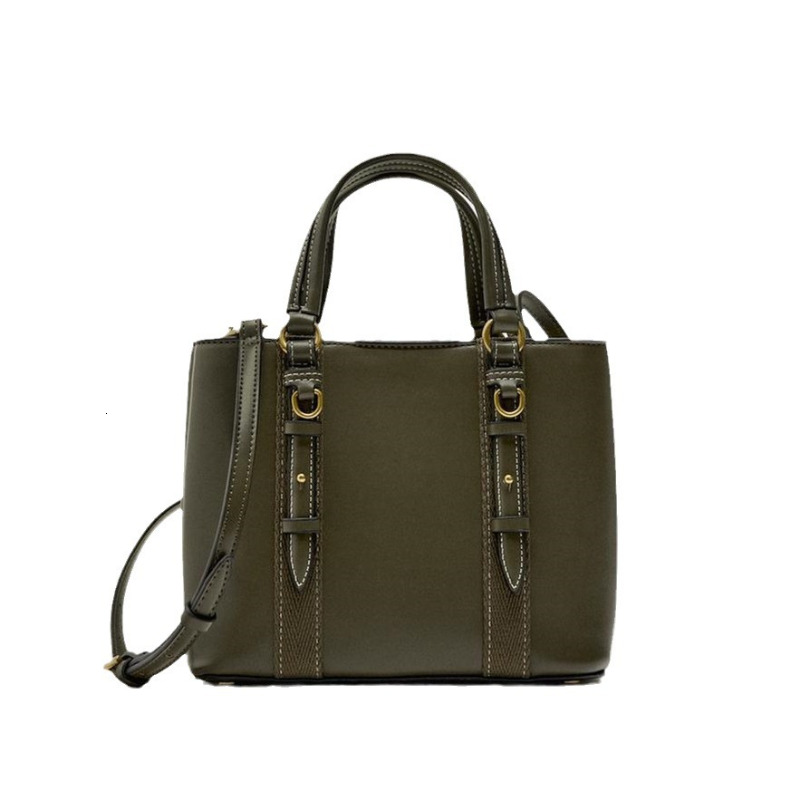 New Fashion PU Material Top Handle Women's Handbags Casual Solid Color Bucket Shoulder Crossbody Bags For Commuting