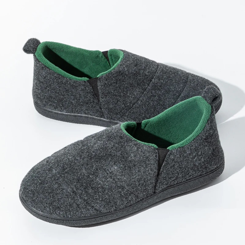 Shevalues Winter Fuzzy Men Shoes Fashion Warm Fur Slippers Outdoor Antiskid Cotton High Quality House 241214