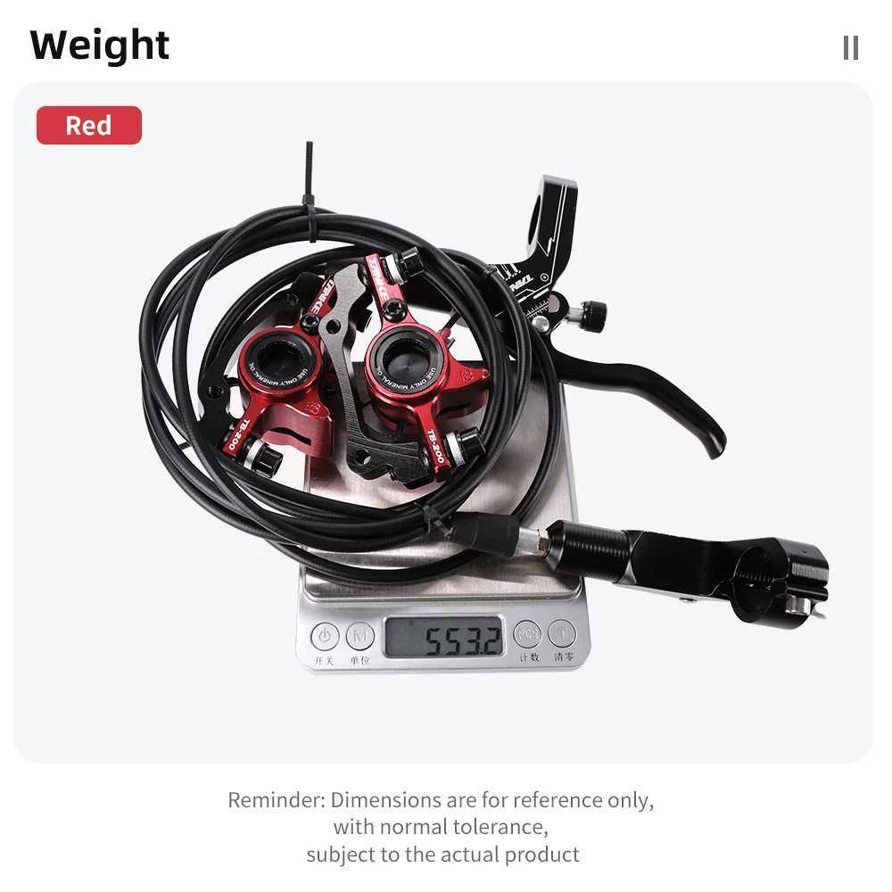 Bicycle hydraulic disc brake oil Pruca clamp brake 160mm front and rear hand A-pillar CNC bicyc accessories upgrade W241214