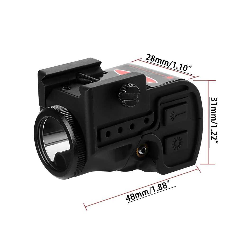 Flashlight Laser Sight Pistol Charging Green Dot Laser Sight Compact Laser Combination With Built in Lithium BatteryXJ241214