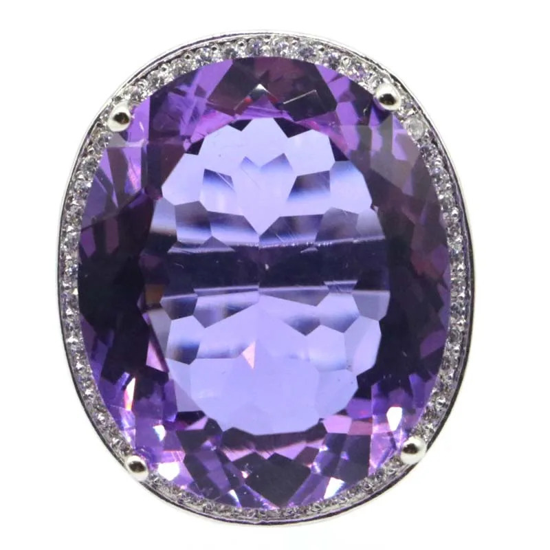 Buy 4 Get 1 Free 25x21mm Big Oval 22x18mm Color Changing Zultanite Alexandrite Topaz Dating Mystic Topaz Women Silver Rings 241214