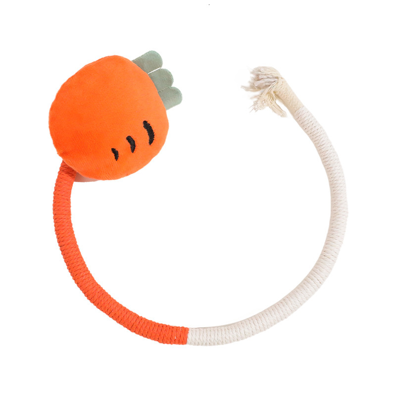 ddmySat Cat Self pleasure Soothing Plush Bite Toy Kitten Teeth Grinding Resistant Catnip Cotton Rope Teasing Stick