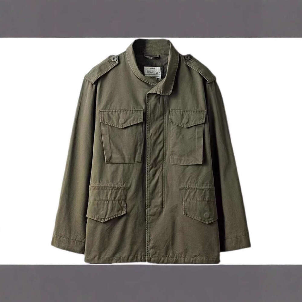 American Heavy Industry Retro Workwear Men's Long Sleeved Loose Jacket