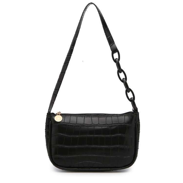 Hobo Ladies Handbags Crocodile Pattern Underarm Fashion Internet Celebrity Women's Shoulder Bag