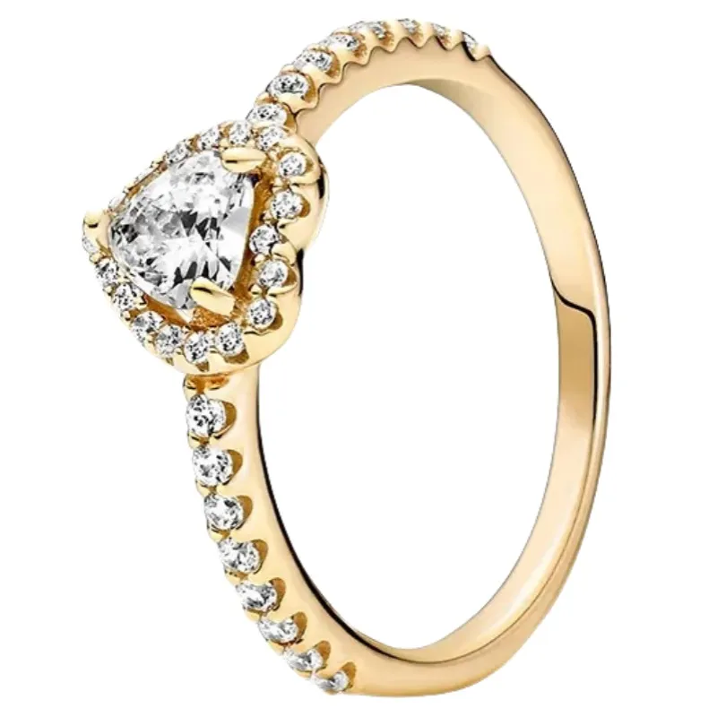 Designer Ring With box women pink Heart Love Series red Diamond ring high quality Wedding Rings 925 Silver rose gold Rings Luxury jewelry engagement g