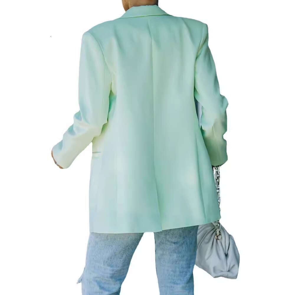 European American Foreign Trade New Spring And Autumn Long Sleeved Small Suit, OL Temperament, Professional Slim Fit Top, Jacket, Fashionable Quality,