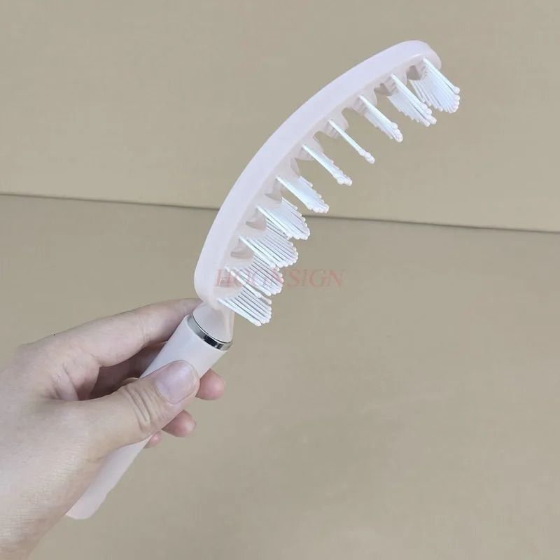 Ribs comb ladies special hair root fluffy hair styling high skull top artifact long hair curly hair massage big curved comb 241213