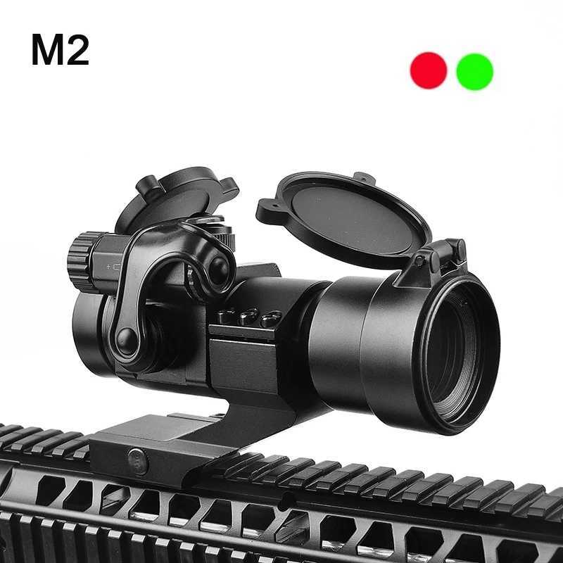 M2 Hunting Rifscope Rx Red Green Dot Scope Aiming Sight Laser Gun Sighting Tescope 20mm Rail Mounts for Thermal ImagerXJ241214