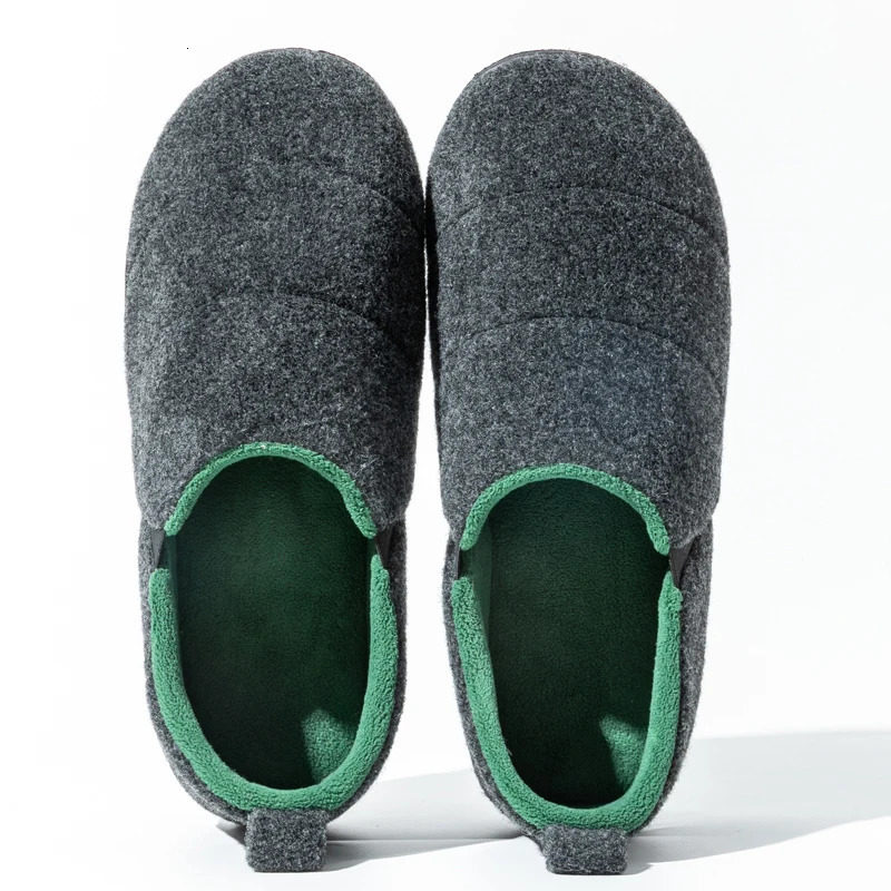 Shevalues Winter Fuzzy Men Shoes Fashion Warm Fur Slippers Outdoor Antiskid Cotton High Quality House 241214