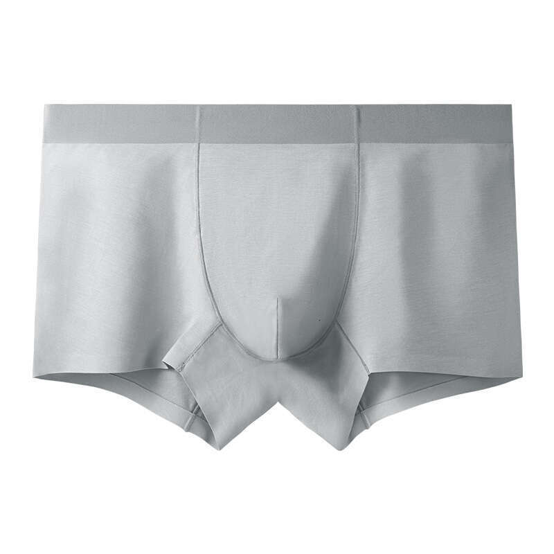 Graphene Crotch 5A Seamless Underwear, Nude Modal Antibacterial Flat Men's Mid Waist Four Angle Pants, Fashionable Quality, Classic