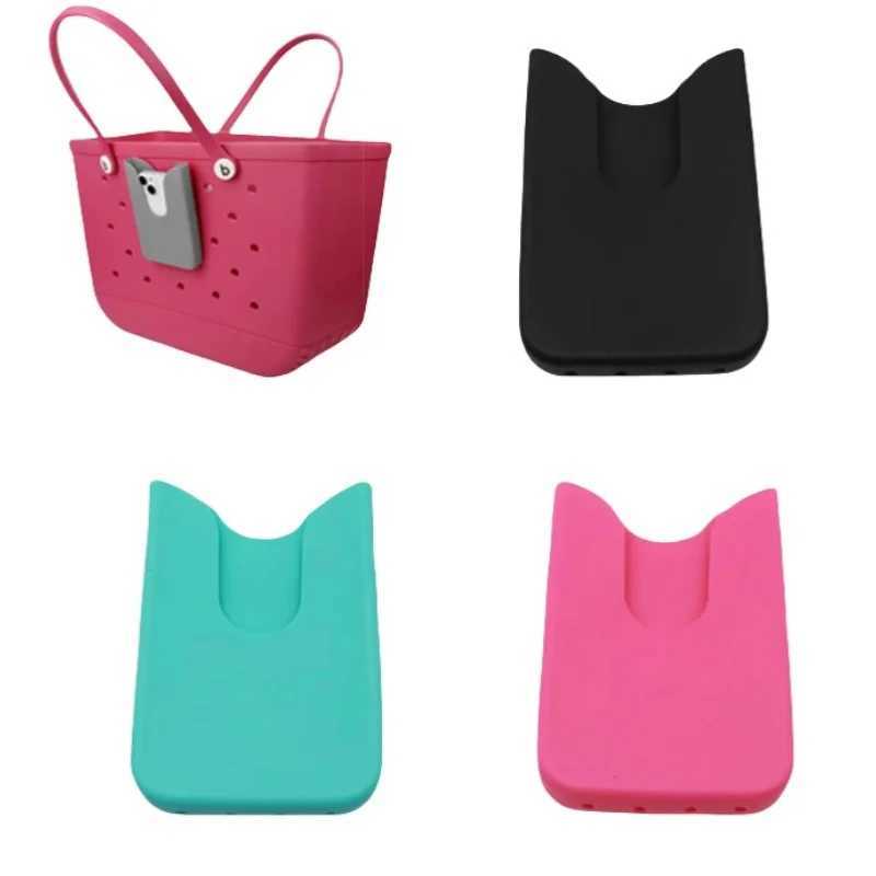 EVA Bag, Plastic with Perforated Design & Phone Holder hot - Lightweight Beach Tote Organizer Insert for Daily Use