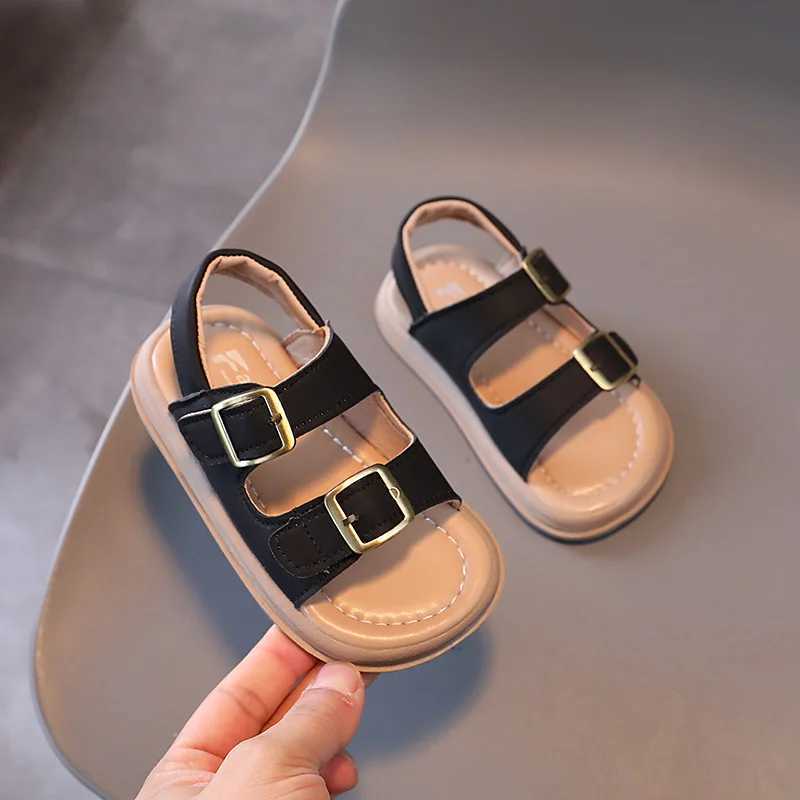 Sandals T-tied Toddlers Boys Girls Sandals Summer Children Beach Shoes Kids Fashion Sandals Anti-sliperry School Casual Sandals H04171 H241213