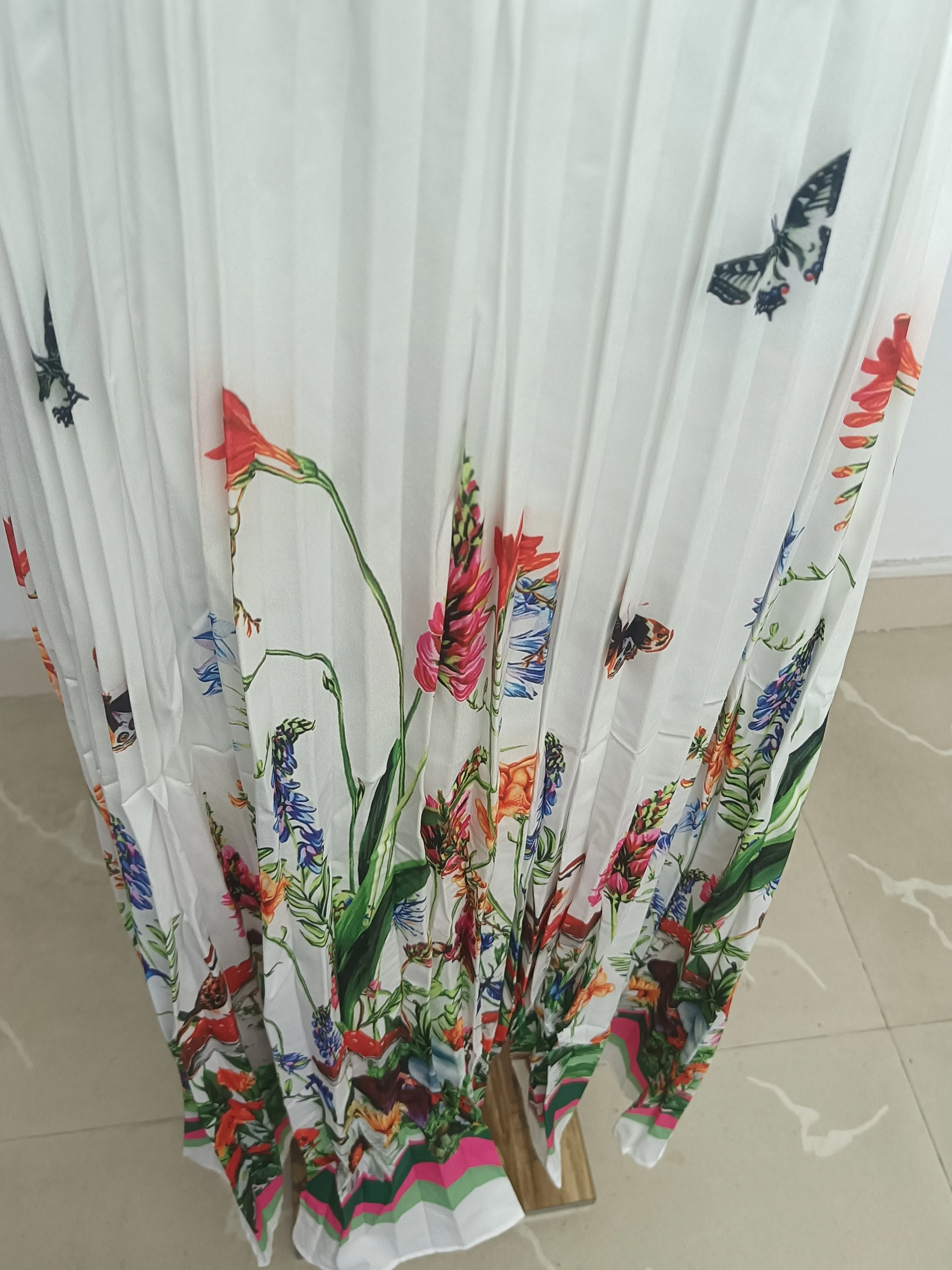 Casual Dresses Elegant Fashion Women Summer Floral Print Midi Long Dress Lady Office Work Vest Tank Ruffles Holiday Vacation Runway Design Party 2025