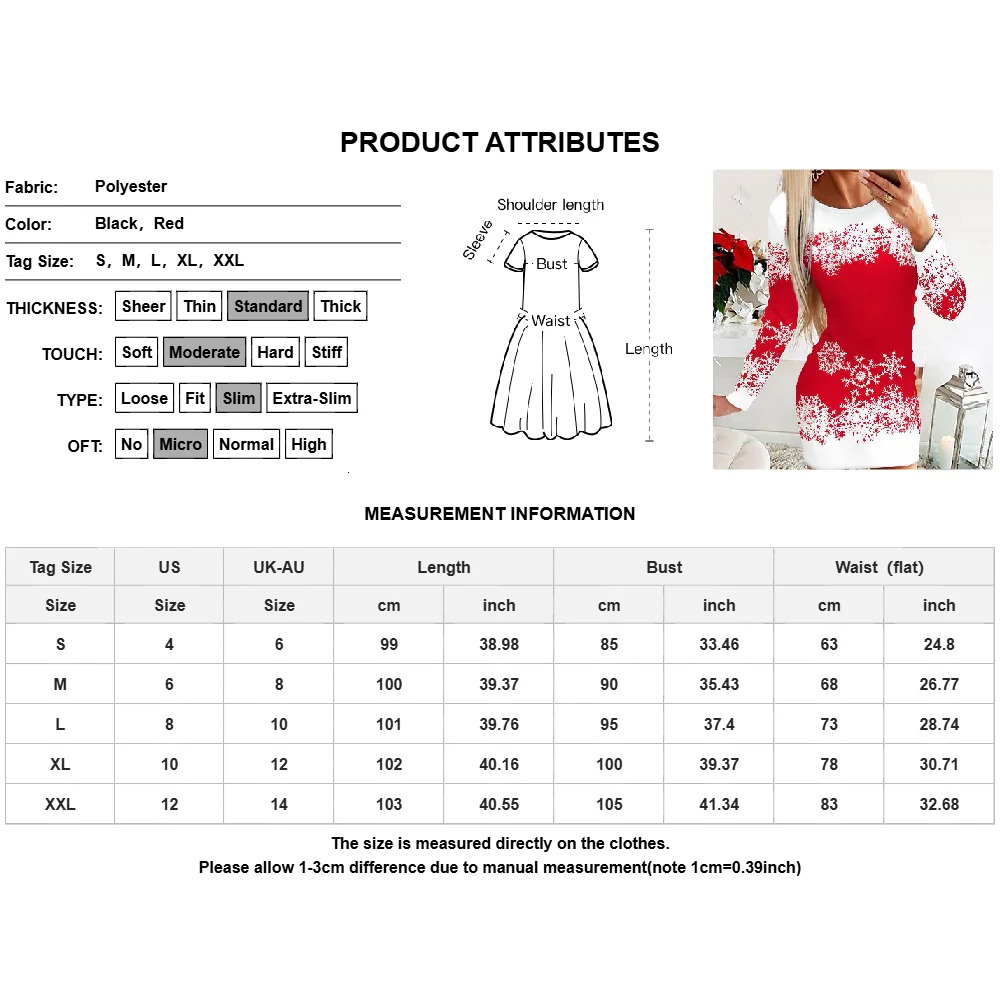 Christmas Knitted Mini Dress Printed Long Sleeve Pullover Party Gowns Clubwear 241212