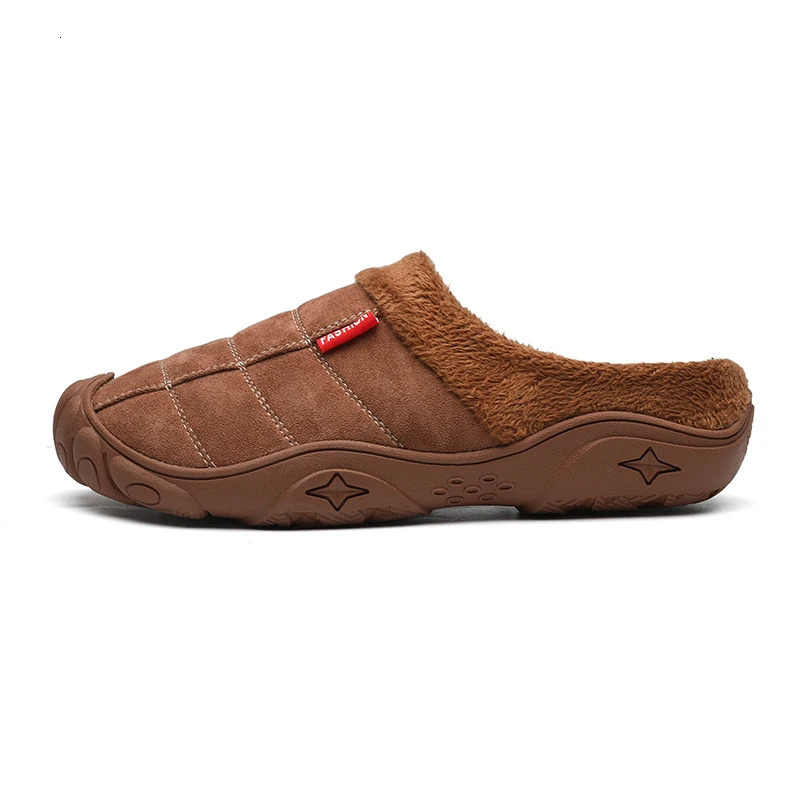 Men Slippers Winter Bottom Soft Home Shoe Cotton Thick Indoor SlipOn Slides Comfortable Plus Size 241214