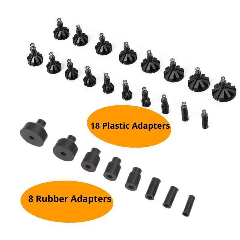 Universal Laser Boresighter Kit from .177 .22 to 12GA Caliber for Rif Pistol Collimator Boresighter with 18pcs AdaptersXJ241214