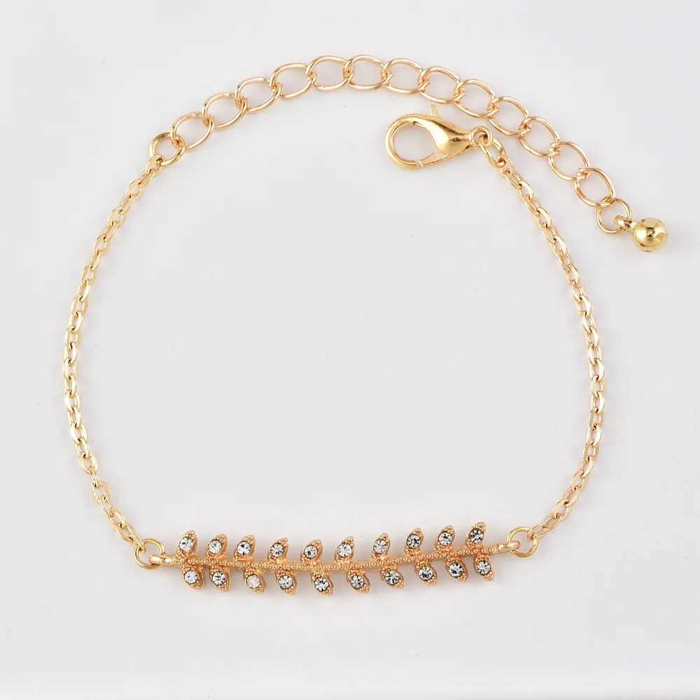 Punk Charm Bracelet Fashion New Temperament Popular Jewelry Crystal Womens 4-piece Set Bracelet WholesaleXJ241214