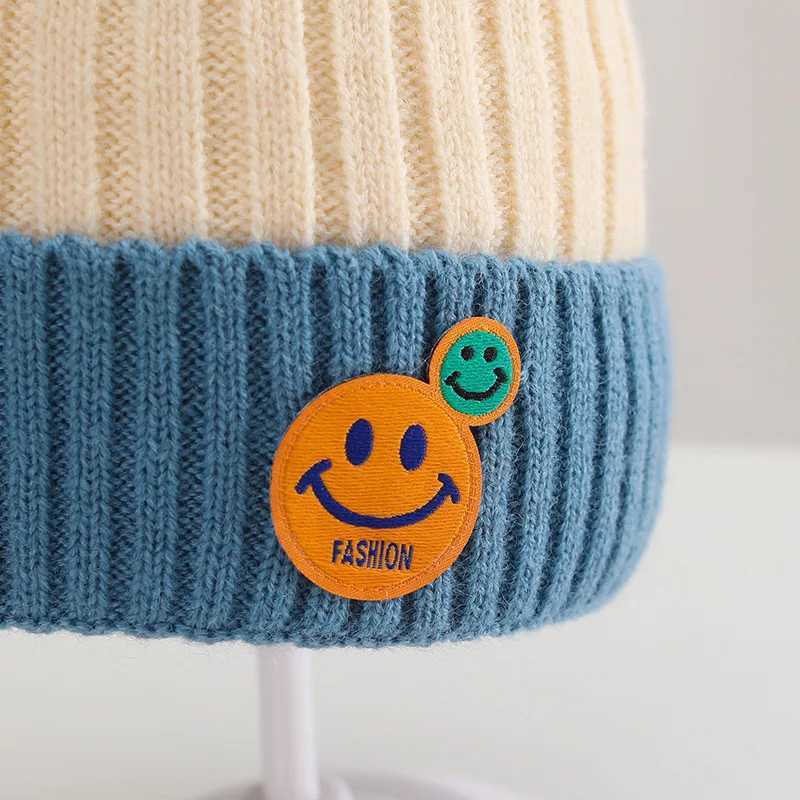 Baby Hat Winter Cute Baby Wool Hat Ear Warm Knit Fall and Winter Boys and Girls Childrens Pullover Hat W241213