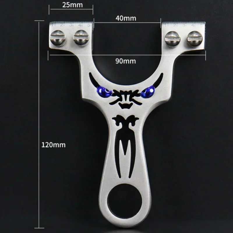 New Arrival Professional Hunting Slingshot Big Power Stainless Steel Slingshot High-quality Hunting Outdoor Adult Competition Game Toy Z241214
