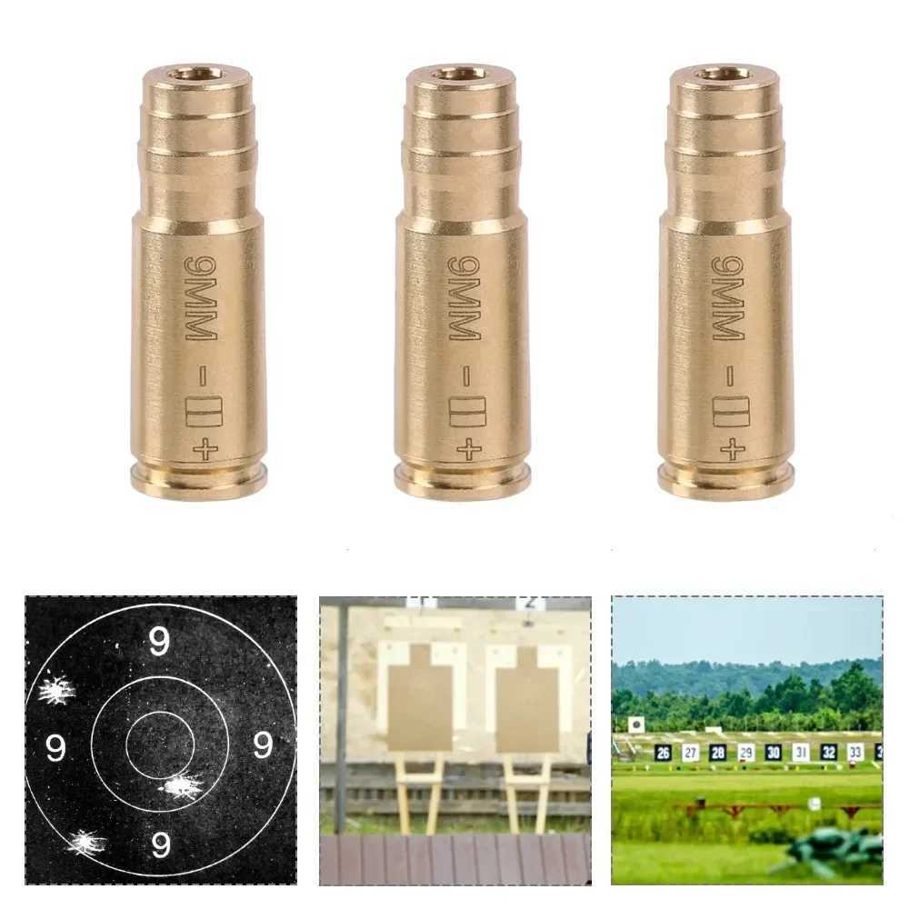 Red Dot Laser Brass Boresighter 9MM CAL.308 .223 30-06 .45 7.62x39 .270 Cartridge Boresight for Rif Scope Hunting AccoriesXJ241214