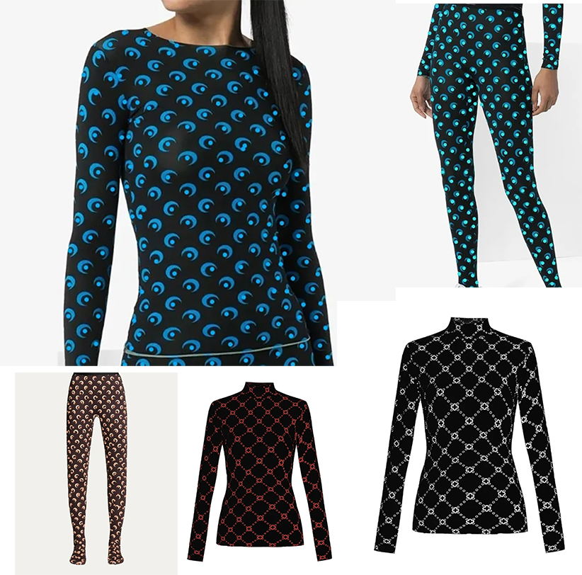 women tracksuit designer tracksuit women sexy moon print top Long sleeve shirt printed Solid Color Leggings pants Women Trousers Hot Style Tight women Jumpsuits