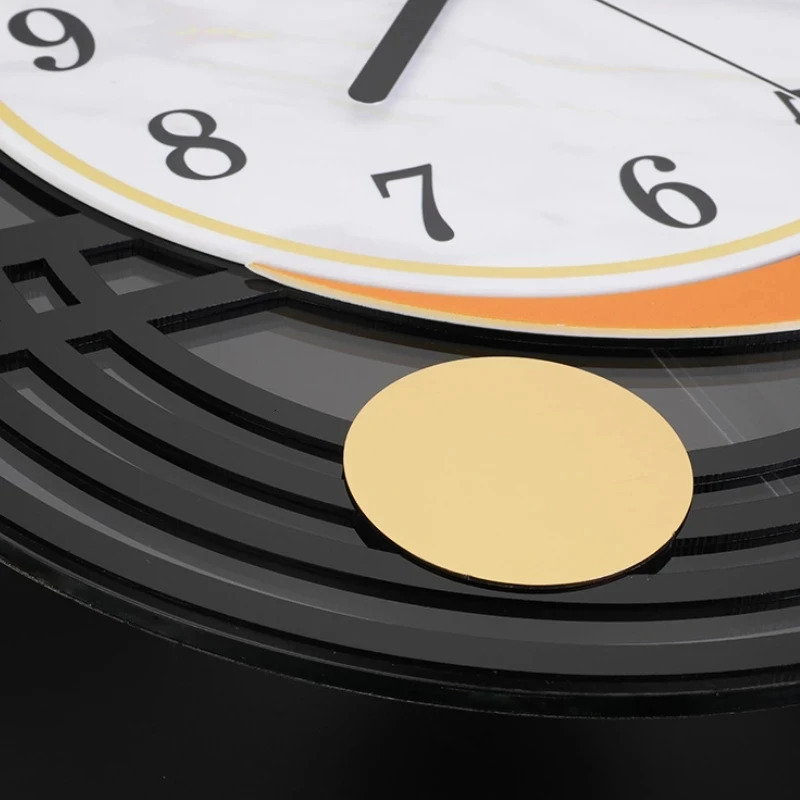 Decorative wall clock navigation sailboat creative clock indoor clock decoration living room background wall decoration 241213